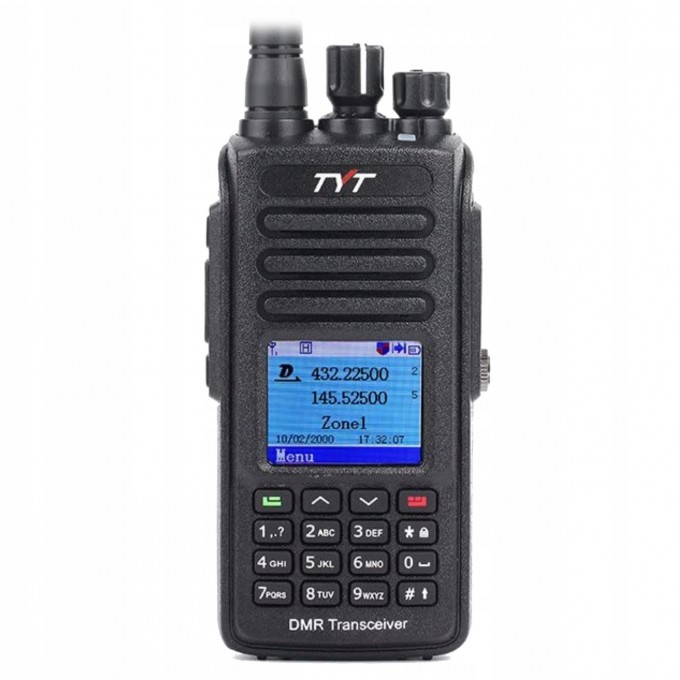 TYT MD-UV390 Plus DMR Tier I&II Рация цифровая 136-174/400-480МГц Digital (AES256)